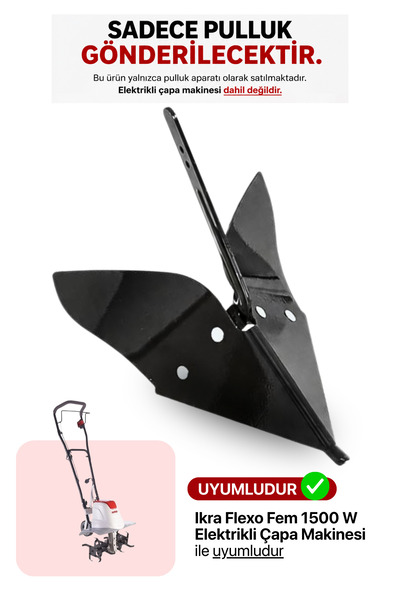 İkra Fem 1500 W Elektrikli Çapa Makinesi Pulluğu