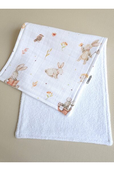 jr.bunnies Bunnies Muslin-Towel Fabric Shoulder Cloth