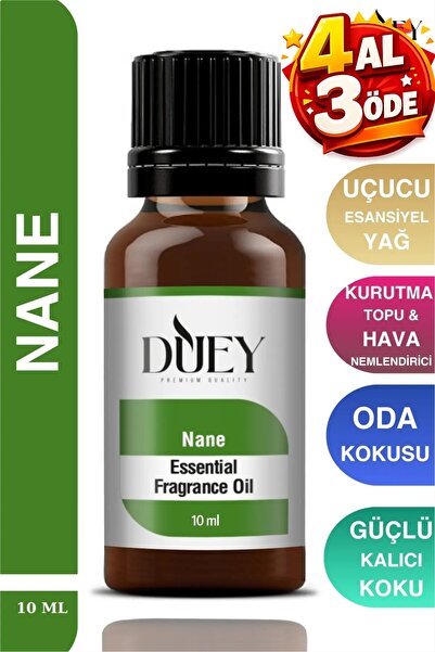 DUEY Nane Uçucu Yağ Buhurdanlık Yağı Difüzör Esansı Oda Kokusu Esansı Hava Ne...