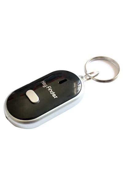 Choice black Mini Anti-lost Whistle Key Finder Flashing Beeping Remote Kids K...