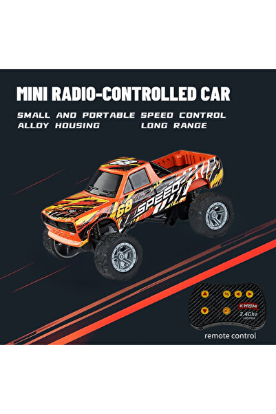 choice2 HB10 Orange New RC Car MINI Alloy 1/64 Remote Control Car Convenient ...