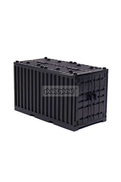 choice2 Black Marumine MOC Container Boxes Bricks Accessories Army Scene Buil...