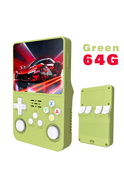 Choice جهاز ألعاب محمول جديد باللون الأخضر سعة 64 جيجابايت بنظام لينكس وشاشة ...