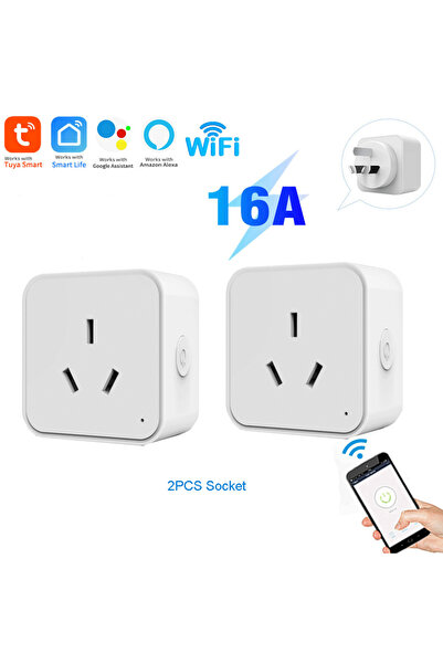 Choice 110-250V AU 3 WIFI 16A 2PCS WHITE TUYA Australian and New Zealand Stan...