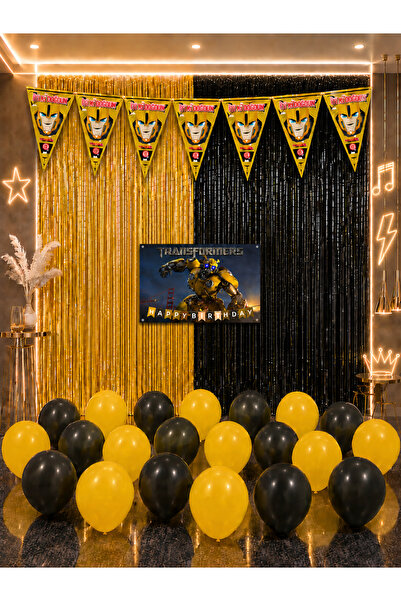 snowparty Transformers Curtained Birthday Party Supplies Ornaments Set Prdlst