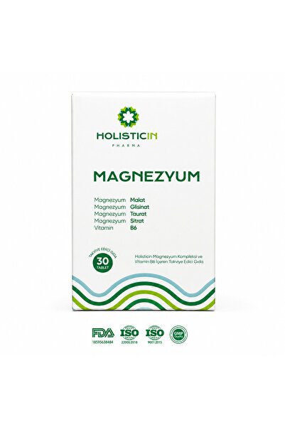 HOLİSTİCİN Holisticin Magnezyum Malat, Glisinat, Taurat, Sitrat Ve B6 İçeren ...