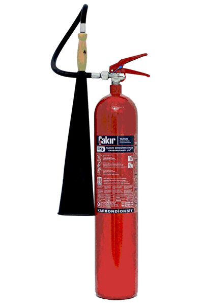 EvimShopping Yangın Tüpü 5 Kg Karbondioksitli Co2 Çakır