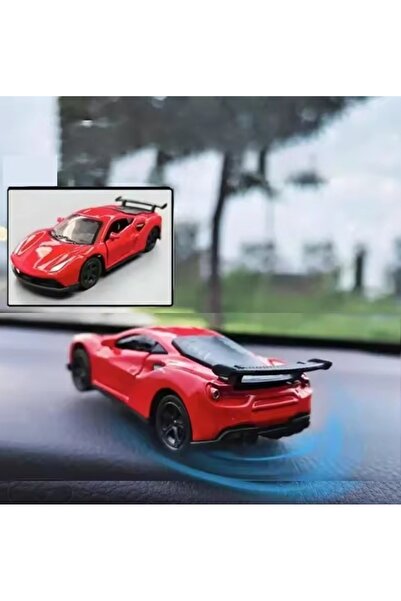 Choice4 Red Sports Car Drift Alloy Gyroscope Center Console Ornaments Auto Tu...