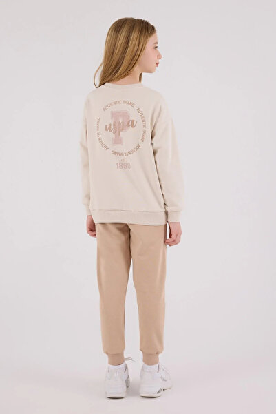 U.S. Polo Assn. طقم مرخص Us Polo Assn للبنات، مناسب لعمر 4 إلى 15 سنة، باللون...