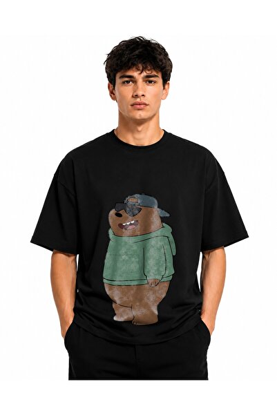 Inscriptie Tricou Unisex Bumbac Premium Casual " Urs cool "