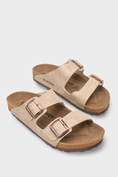 Capone Outfitters Double Banded Buckle Men's Slippers