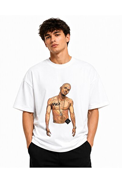 Inscriptie Tricou Unisex Bumbac Premium Casual " Rapper cartoon the game "