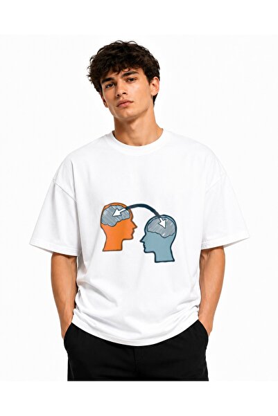 Inscriptie Tricou Unisex Bumbac Premium Casual " Pictograma de partajare a cu...