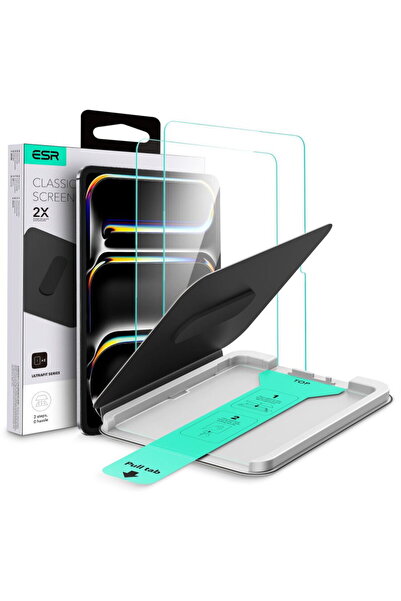 ESR Sticlă securizată ULTRAFIT, pachet de 2, pentru iPad Pro 13” 7 / 8 / 2024...