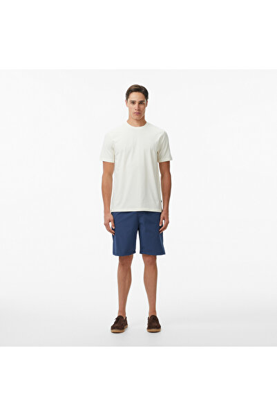 Nautica Erkek Mavi Regular Fit Su İtici Şort