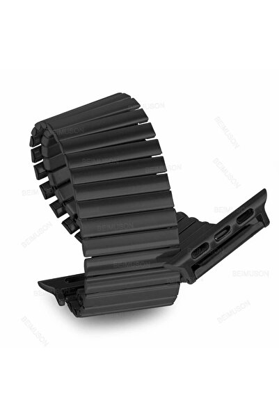 Choice 42mm 44mm 45mm-M black Stretchable Stainless Bands Compatible with for...