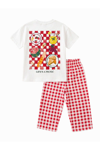 elibaby Oversize T-Shirt Wide Cut Pants Set