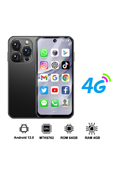 Choice black RAM4G ROM64G SERVO 19PRO 4G Network Mini Smartphone Android12 OS...