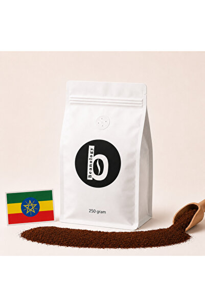 Beanology Coffee قهوة إثيوبية جوجي متوسطة التحميص مطحونة 250 جرام مناسبة لـ V...