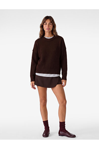 Koton Long Sleeve Crew Neck Sweater Oversize Sweater
