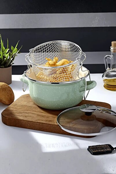 Bonera قدر طهي أكاديميا إيماي مقاس 18 سم أخضر - 3 قطع - متوافق مع تقنية الحث ...