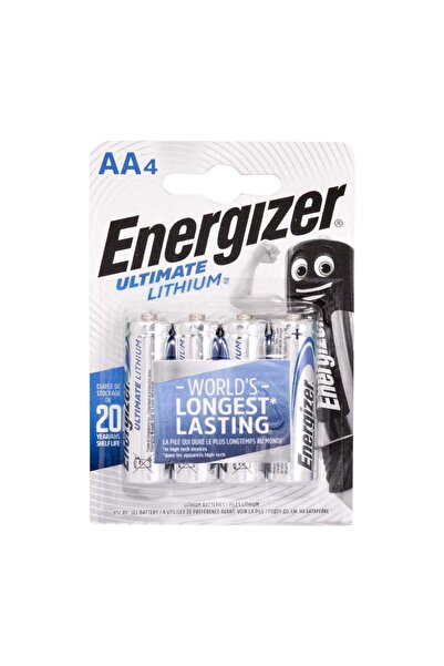 Energizer Ultimate Lithium L91/AA Kalem Pil - 4lü Blister