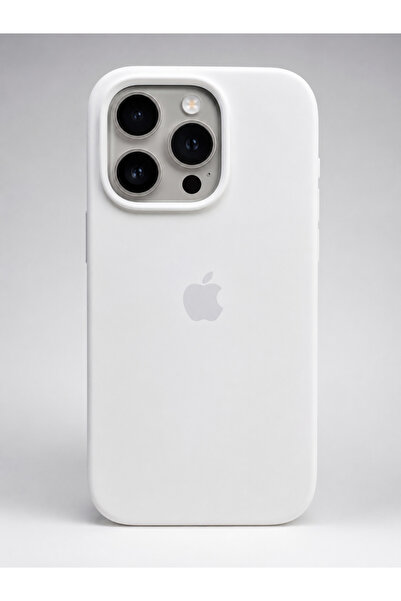 TEYİN AKSESUAR iPhone 14 Pro Max Uyumlu Lansman Premium Silikon Kılıf – beyaz
