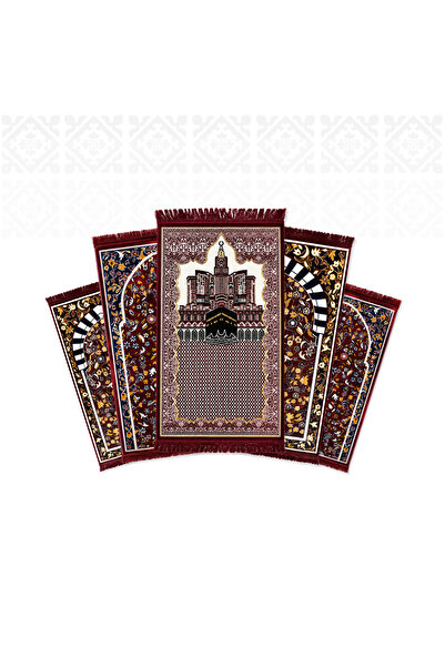 Segadty Mysajadah Economic Package 5 Pieces - Islamic Design Prayer Mat Comfo...