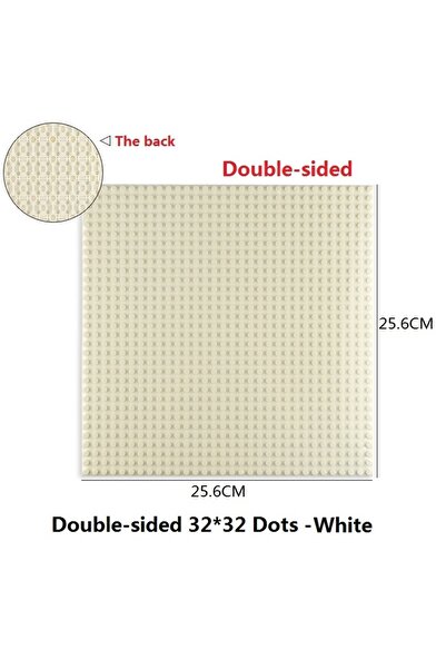 Choice13 32X32 White Baseplate 32*32 16X32 Dots Double Sided Plate Building B...