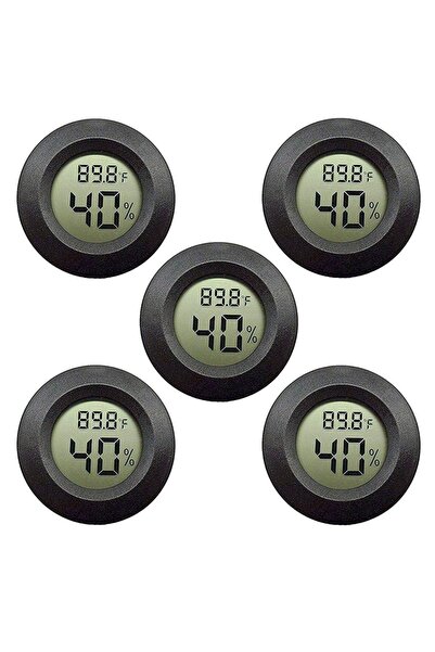Choice 5 قطع -50~ +70 درجة مئوية مقياس حرارة رقمي صغير بشاشة LCD مقياس رطوبة ...