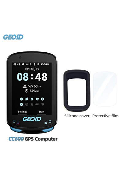 Choice حافظة CC600 Geoid CC600 كمبيوتر دراجة بشاشة ملونة ونظام ملاحة ذكي ونظا...