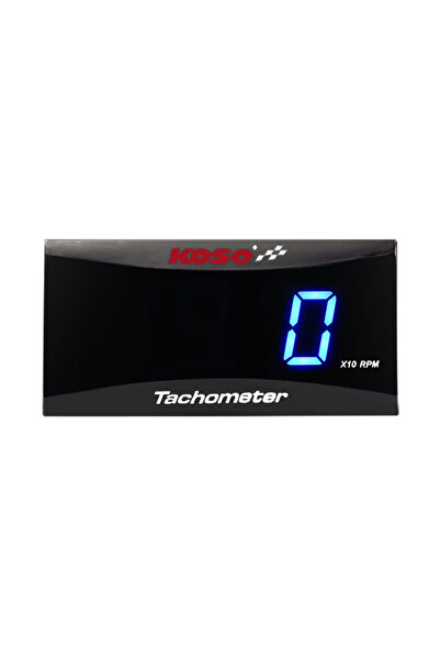 Choice9 Blue KOSO RPM Mini Meter Motorcycle LCD Digital Display Engine Tach M...