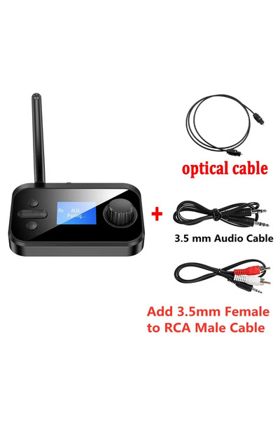 Vikefon Bluetooth v5.0 Stardand and RCA Bluetooth 5.0 Audio Transmitter Recei...