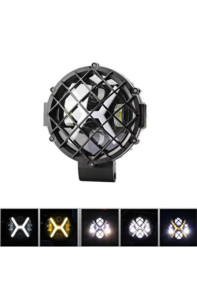 choice2 مصباح عمل واحد، نصف مصباح LED للسيارة بطول 7 بوصات، مناسب لسيارات الج...
