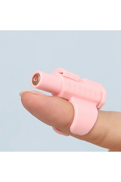 Choice3 Pink Portable Mini Laser Cat Toy - Finger Sleeve Design for Interacti...