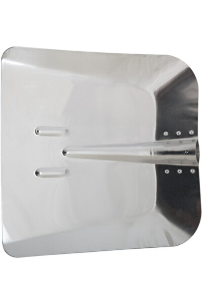 Evotools Lopată de zăpadă pătrată din aluminiu - Lungime 350 mm Lățime 340 mm...