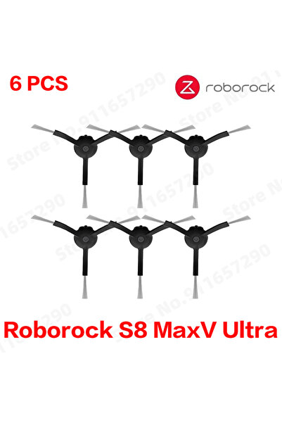 Choice20 قطع غيار روبوروك S8 MaxV Ultra - 6 قطع: فرش جانبية رئيسية، مناشف تنظ...