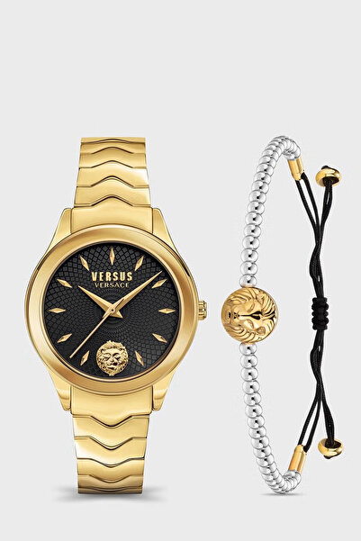 Versus Versace Women's Gold Stainless Steel V WVSP564221 || 34MM