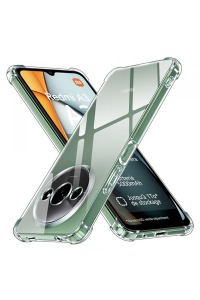Xiaomi Husa pentru Redmi A3x / A3, Techsuit, Shockproof Clear, Transparenta
