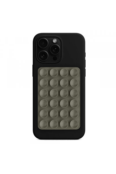 Techsuit Suport cu Ventuze SC-PAD, Gri Deschis
