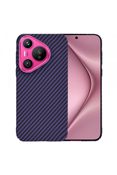 Huawei Husa pentru Pura 70, Techsuit, Carbonite FiberShell, Mov