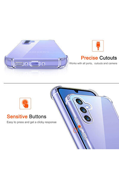 Samsung Husa pentru Galaxy A55 5G A556, Techsuit, Shockproof Clear, Transparenta
