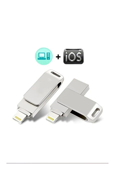 Golden Tech 128 GB 3.0 OTG Flash Bellek Iphone - Pc Uyumlu Otg Flash Usb Data...