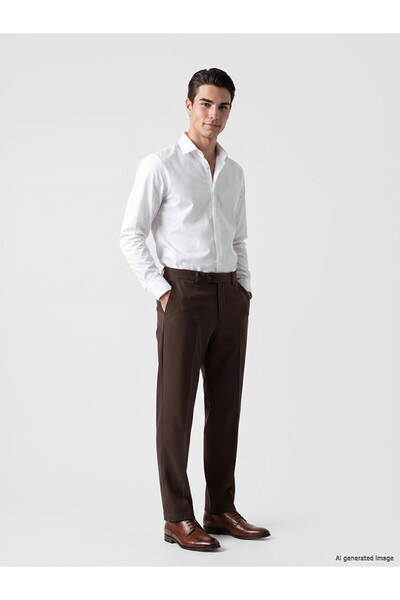 LC Waikiki Alita City Regular Fit Gabardine Men's Suit Trousers with a Differ...