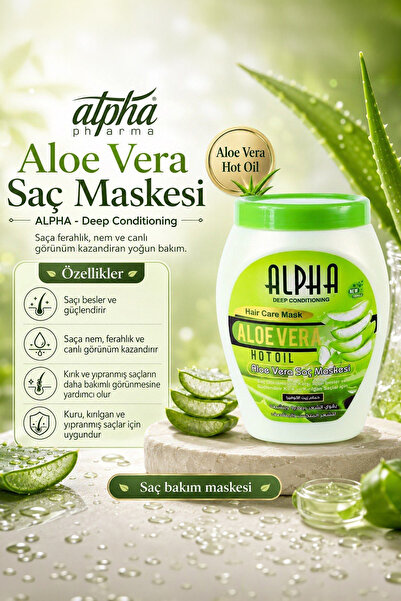 Genel Markalar Aloe Vera Saç Maskesi 1000 ml Hair Care Mask