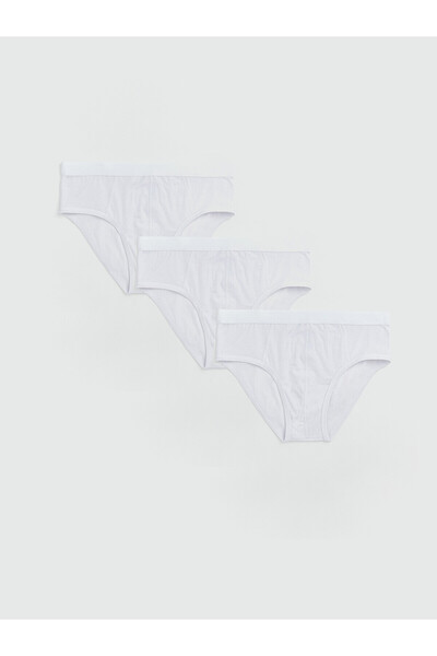 LC Waikiki NEVAVM Farkıyla Standard Mold Cotton Flexible Ανδρικά Σλιπ 3 τεμαχίων