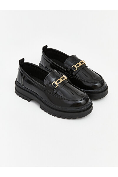 LC Waikiki Lcw Steps Black Girls' Classic Shoes with Nevavm Difference