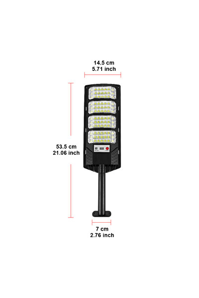 Choice مصباح LED شمسي خارجي بقوة 336 LED وسطوع 9990000000 لومن، مع مستشعر حرك...