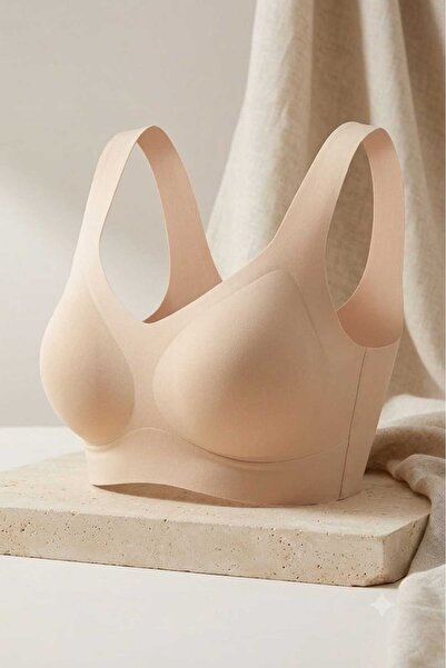 RAYSE DORS Thick Strap Laser Cut Bra with Pads - Invisible - No Trace - Under...