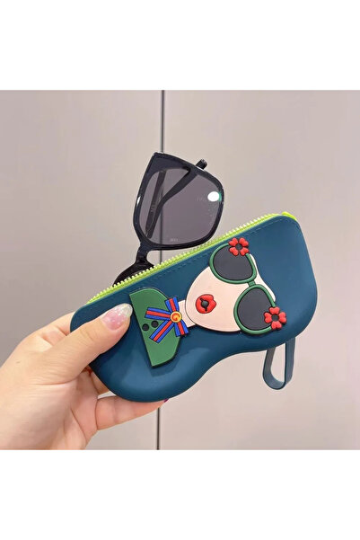 Choice1 green Silicone Glasses Bag, Small Item Bag, Waterproof Glasses Box, C...